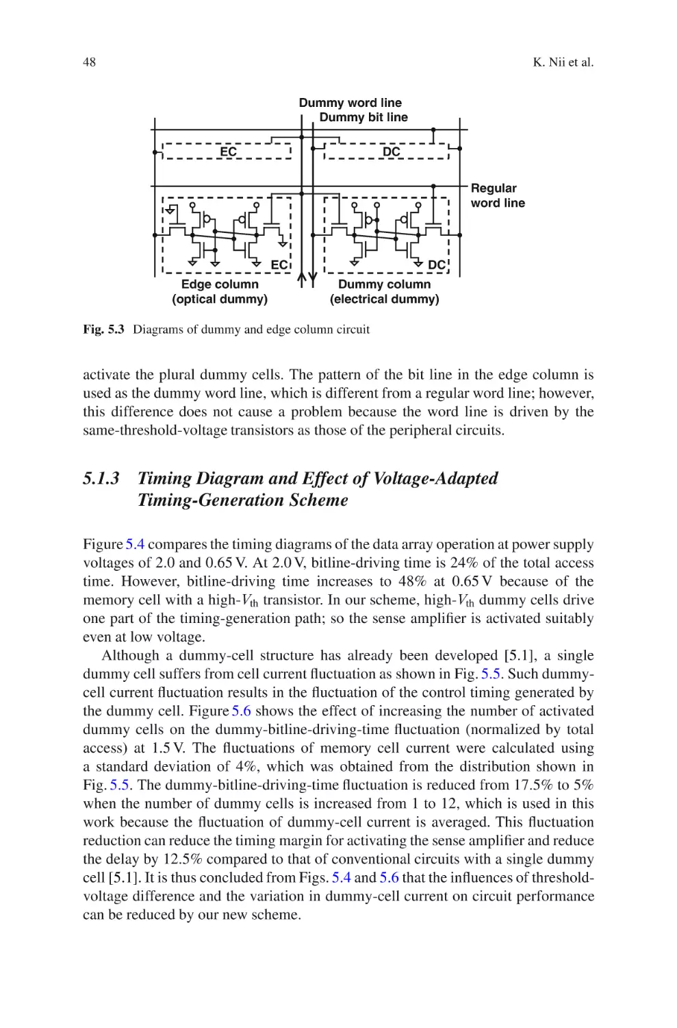 5.1.3 Timing Diagram and Effect of Voltage-Adapted Timing-Generation Scheme