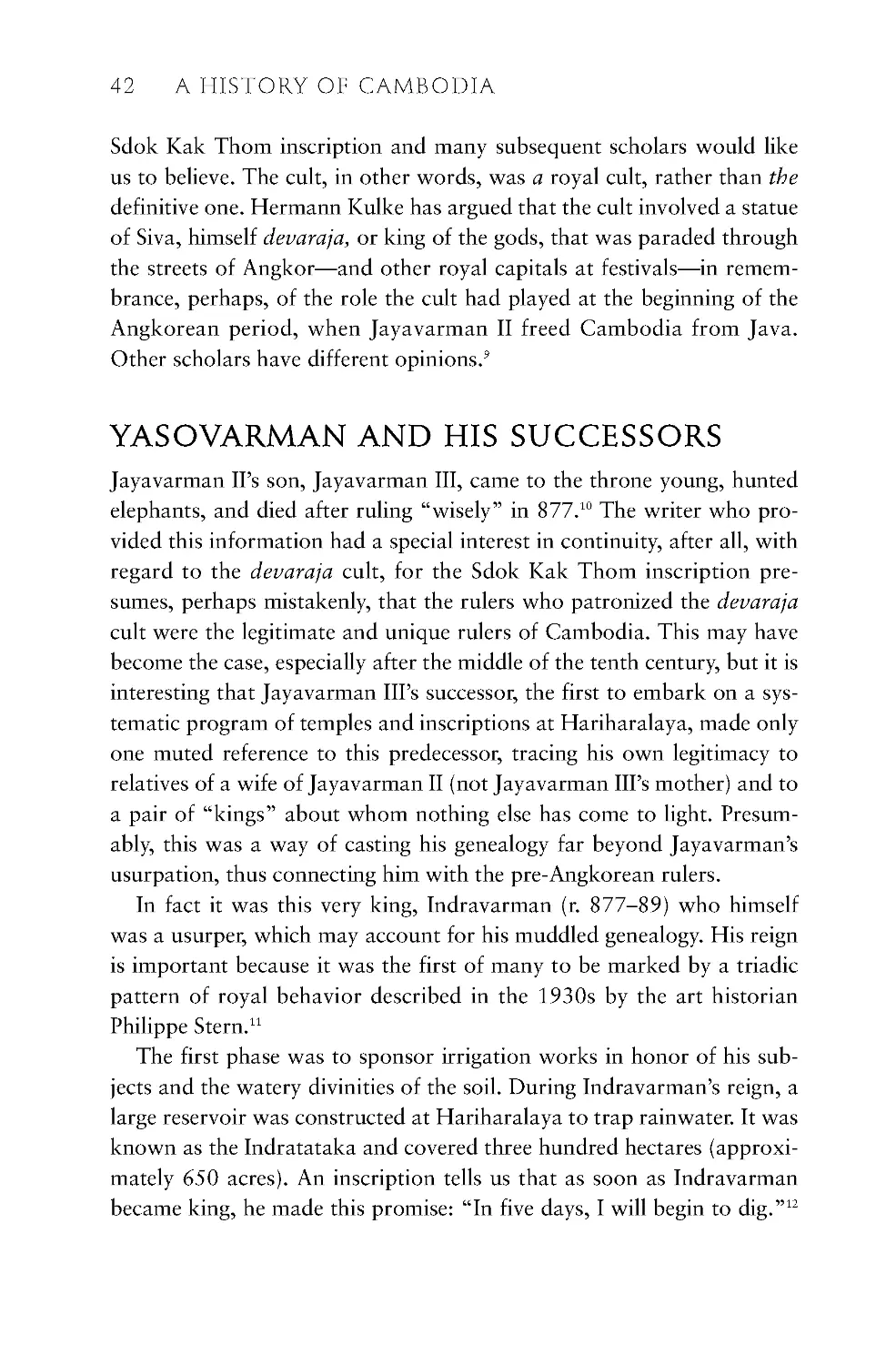 Yasovarman and His Successors