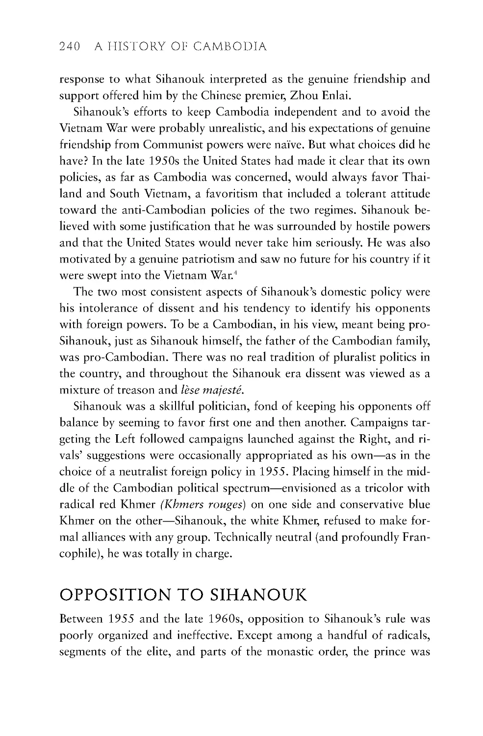 Opposition to Sihanouk