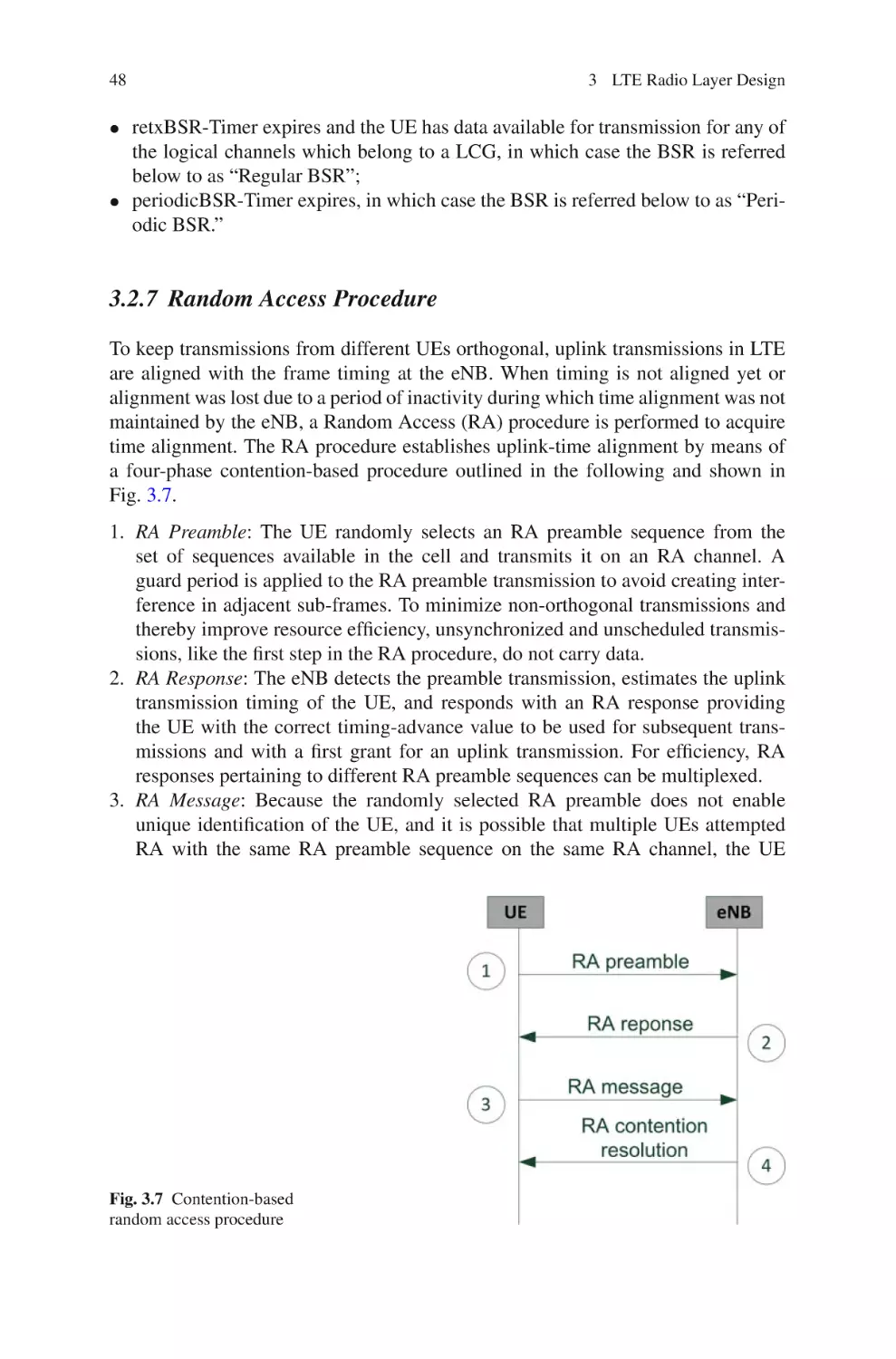 3.2.7  Random Access Procedure