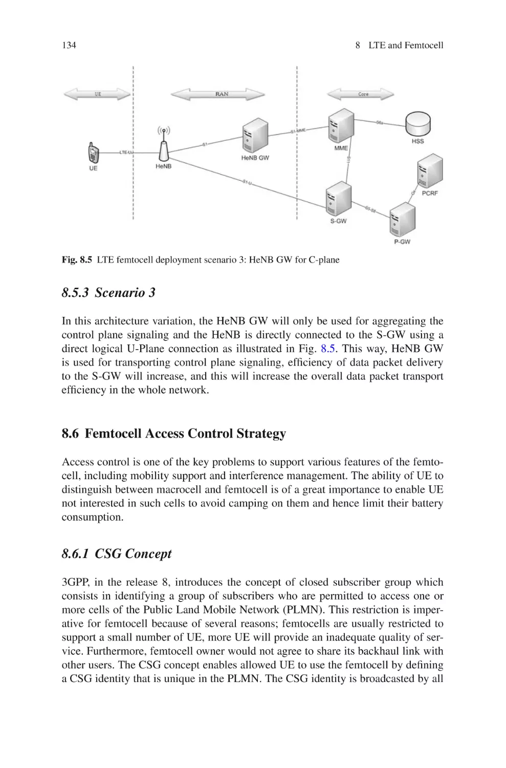 8.5.3  Scenario 3
8.6  Femtocell Access Control Strategy
8.6.1  CSG Concept