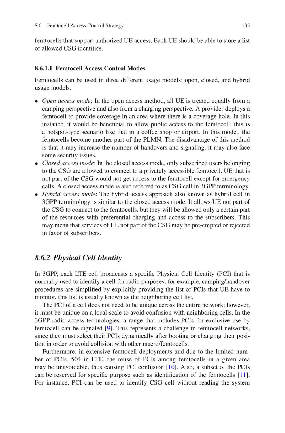 8.6.2  Physical Cell Identity