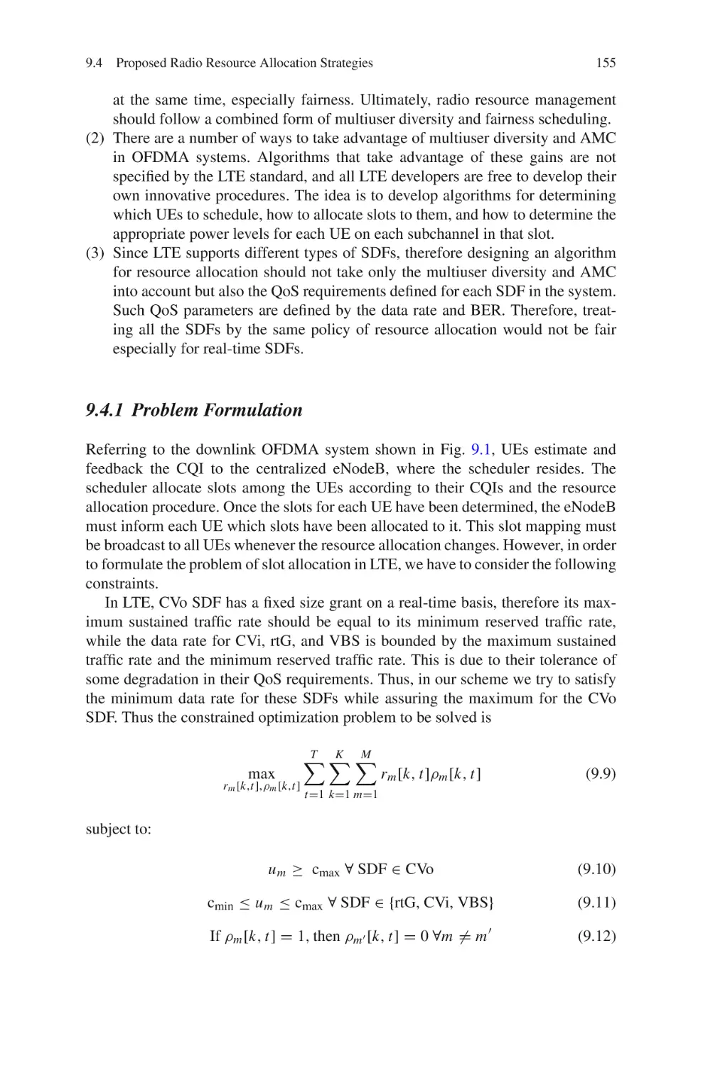 9.4.1  Problem Formulation
