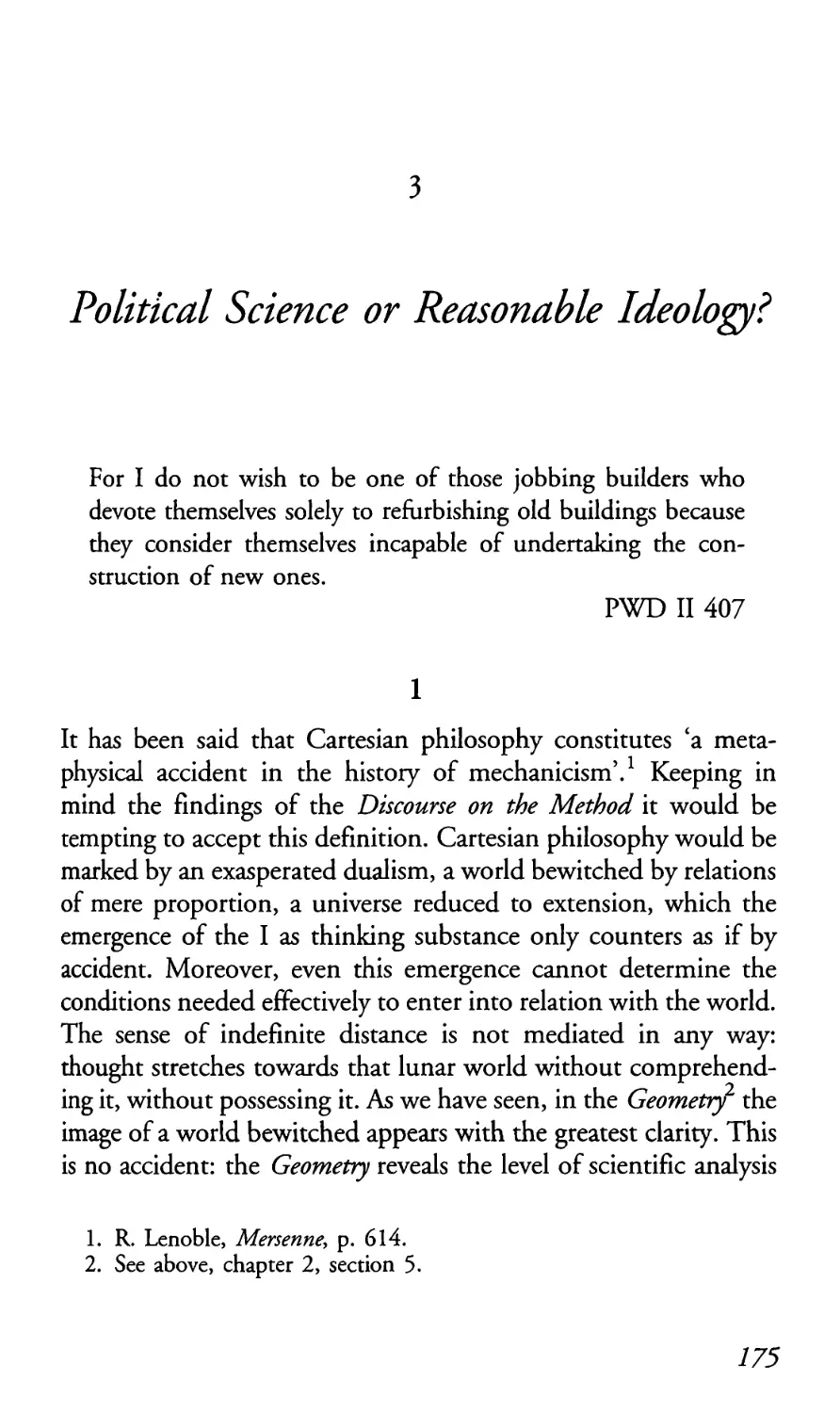 3  Political Science or Reasonable Ideology?