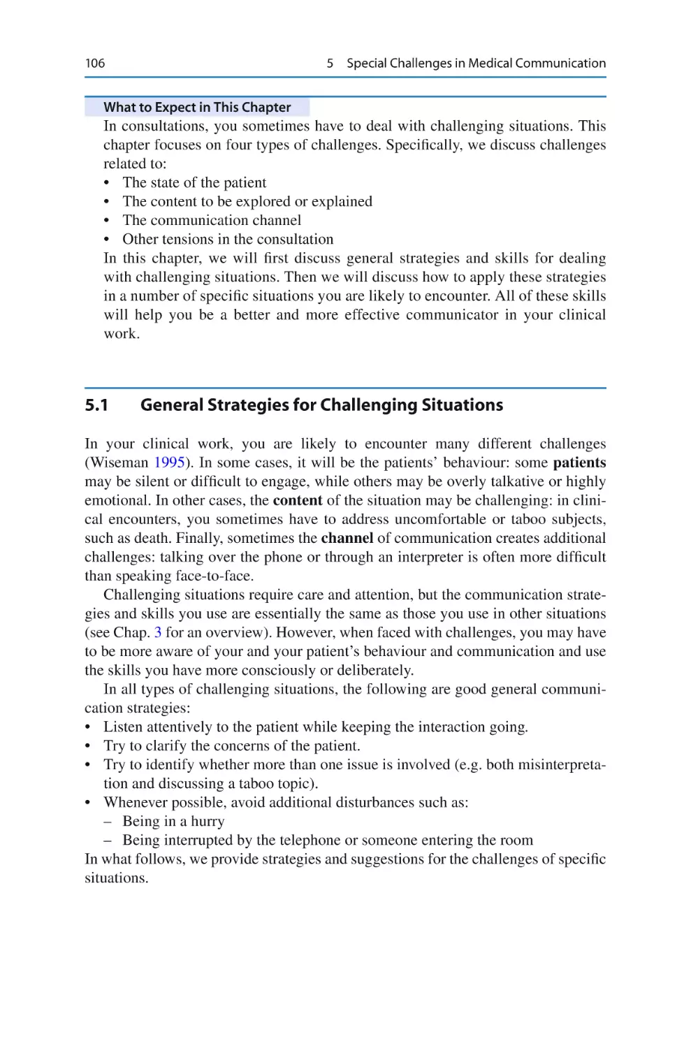 What to Expect in This Chapter
5.1	 General Strategies for Challenging Situations