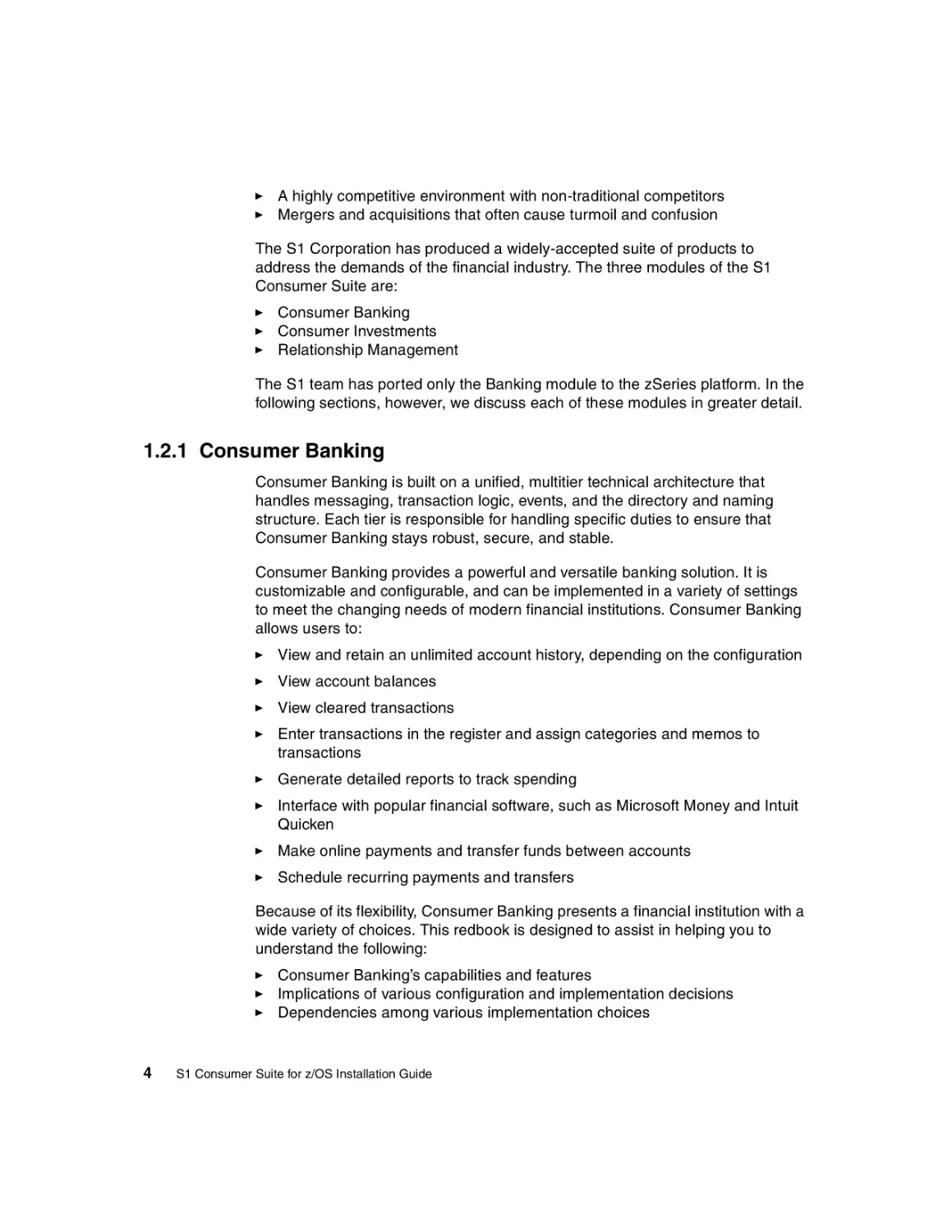 1.2.1 Consumer Banking