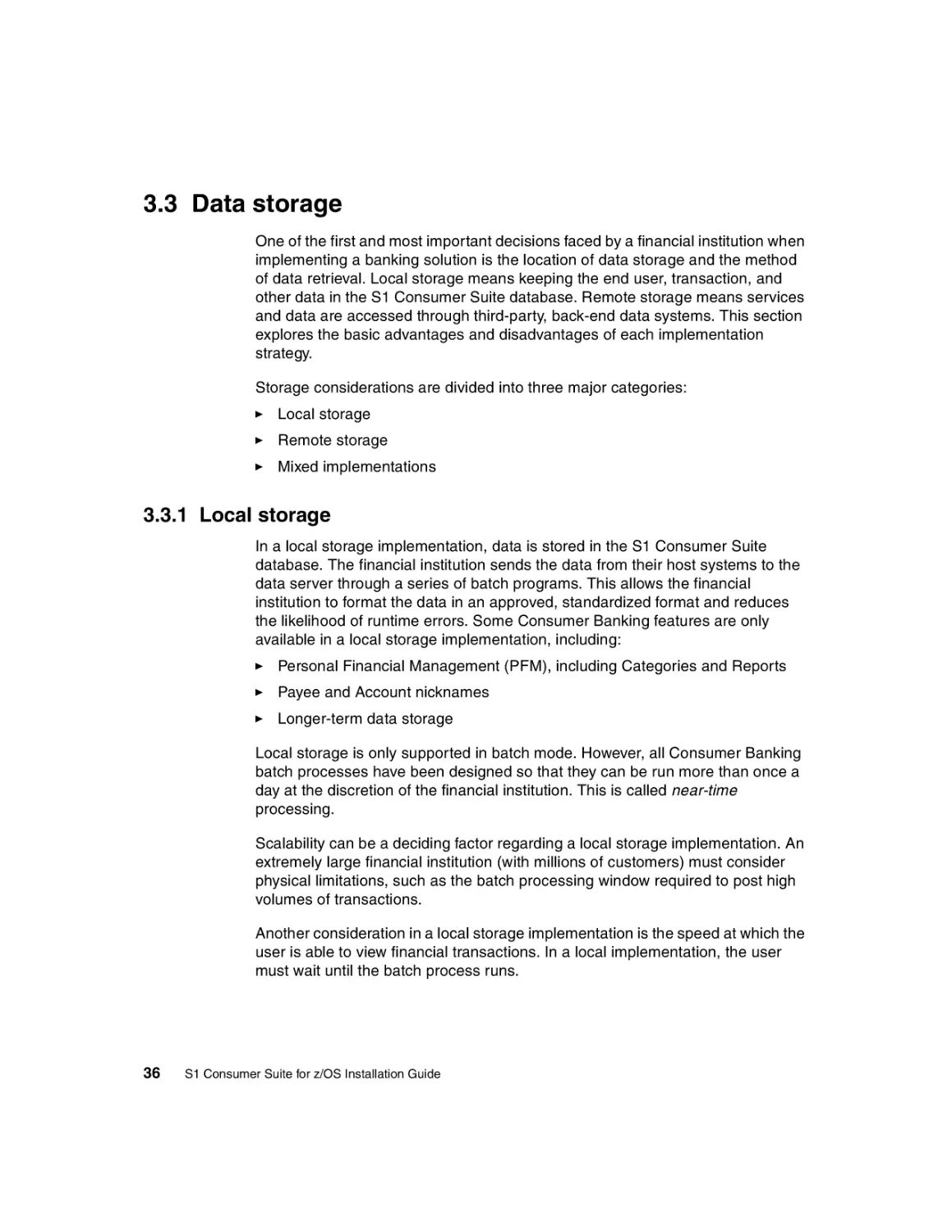 3.3 Data storage
3.3.1 Local storage