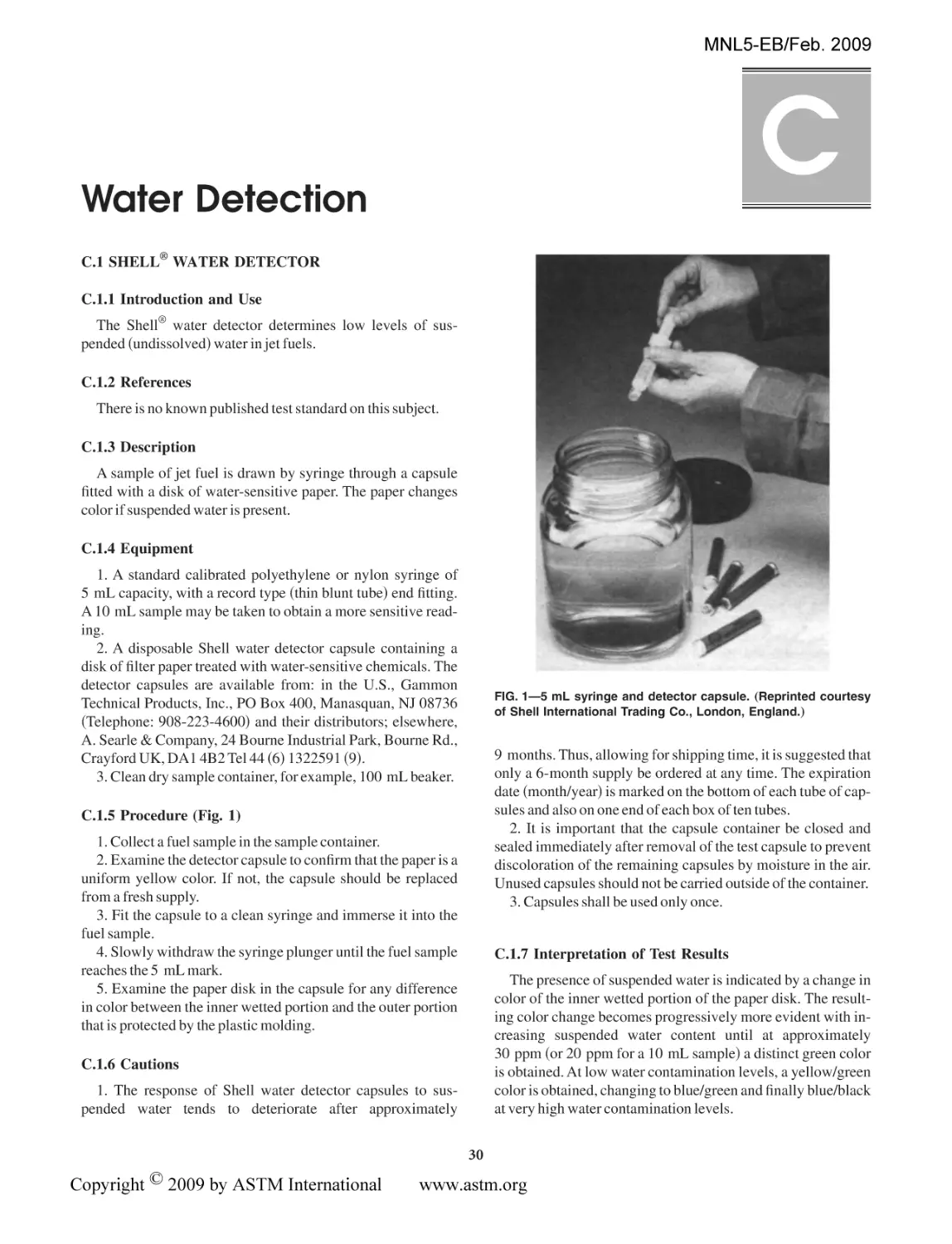 Water Detection