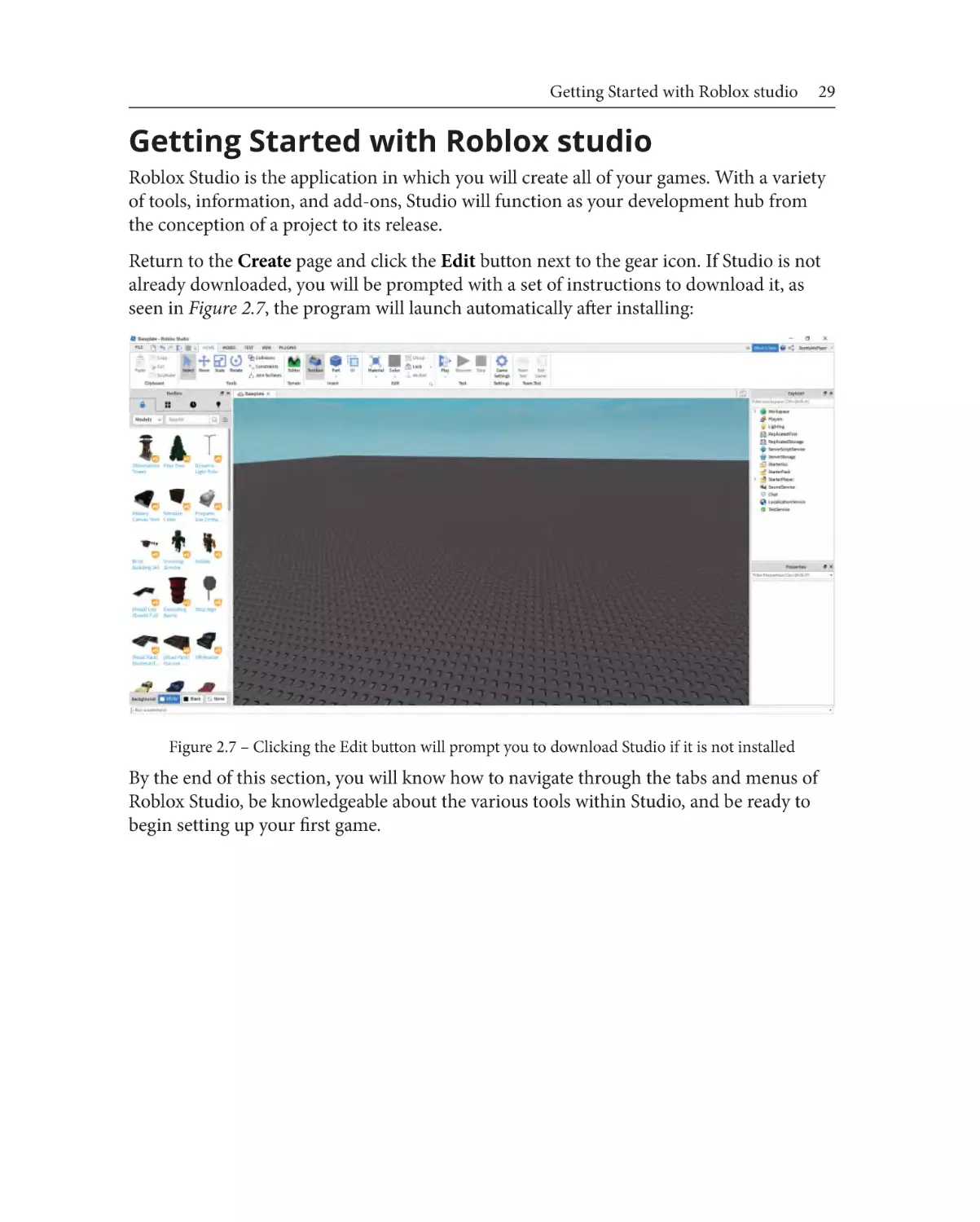 Getting Started with Roblox studio