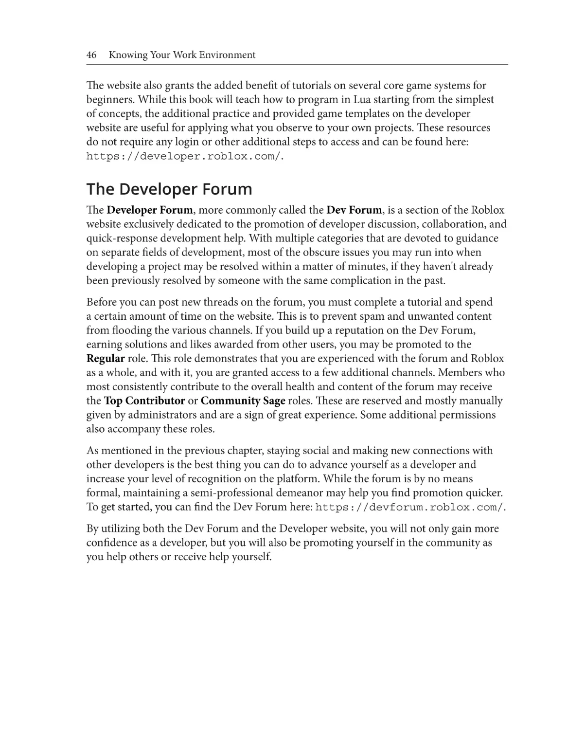 The Developer Forum