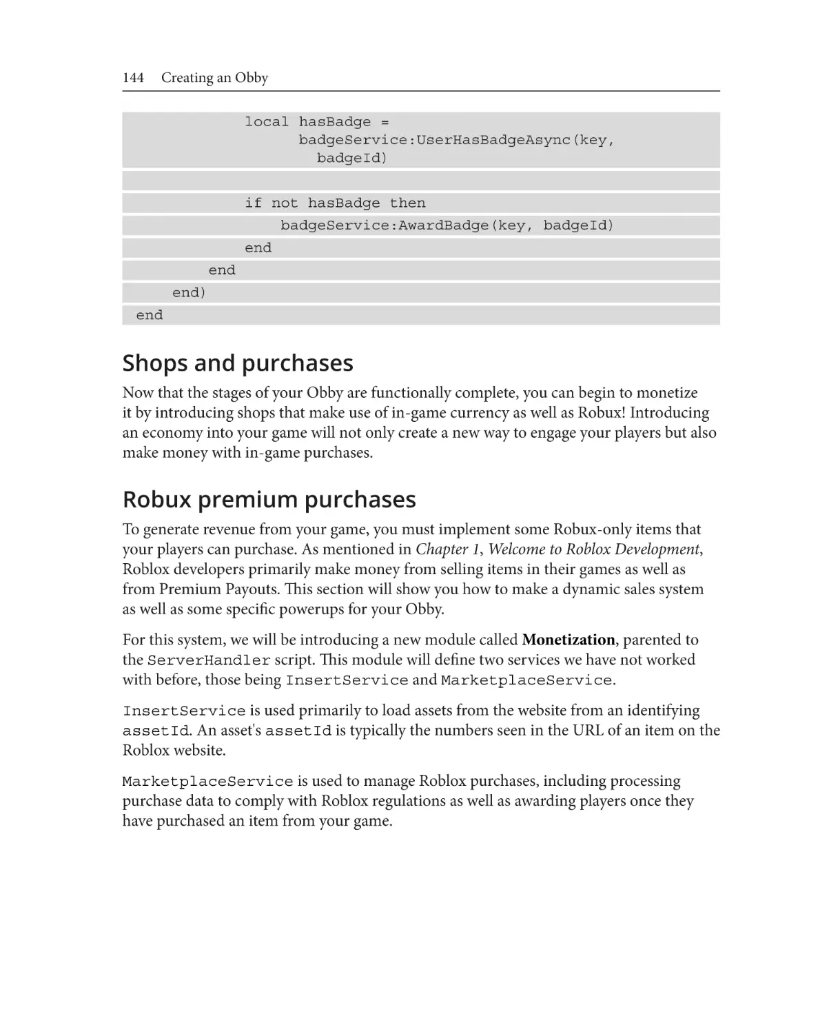 Shops and purchases
Robux premium purchases