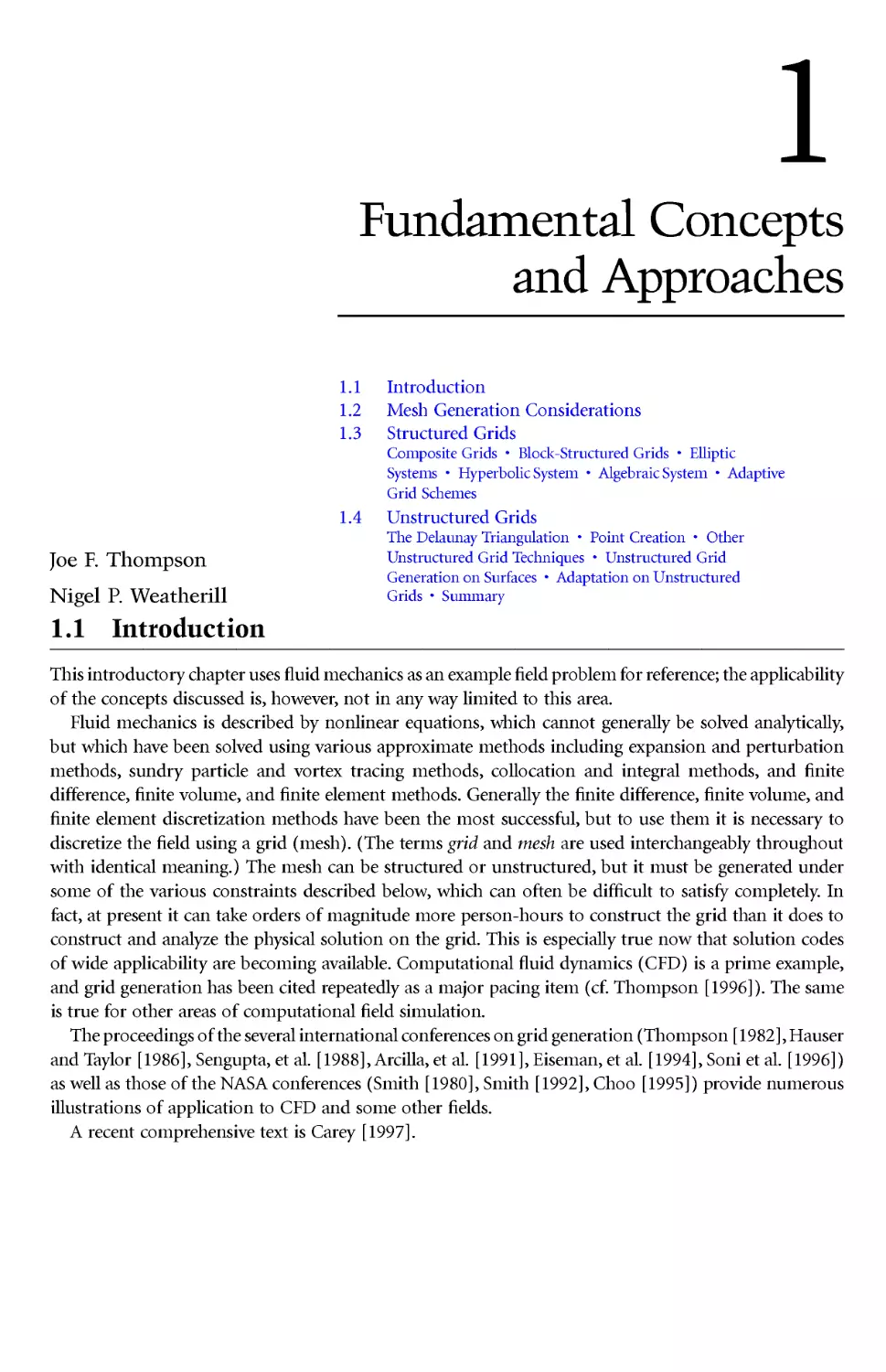 Chapter 1: Fundamental Concepts and Approaches