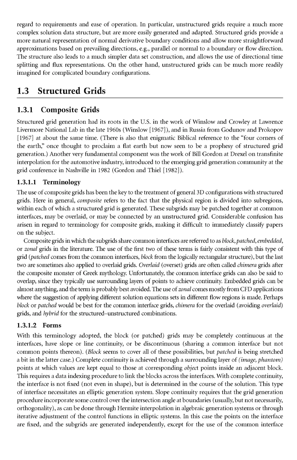 1.3 Structured Grids
1.3.1.2 Forms