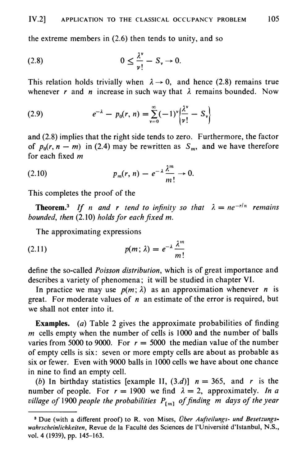 3. The Realization of m among N events