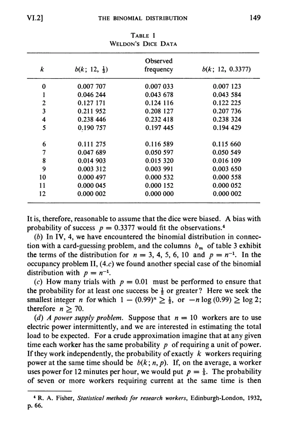 3. The Central Term and the Tails