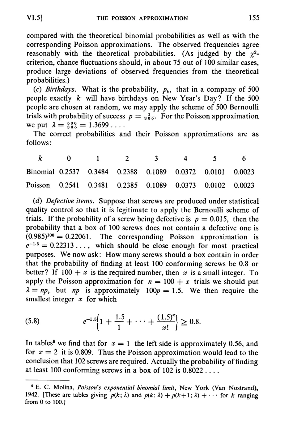 6. The Poisson Distribution