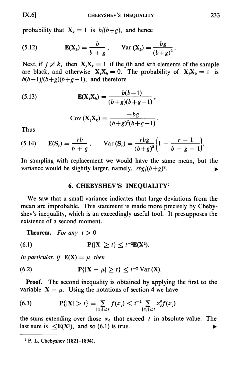 *7. Kolmogorov's Inequality