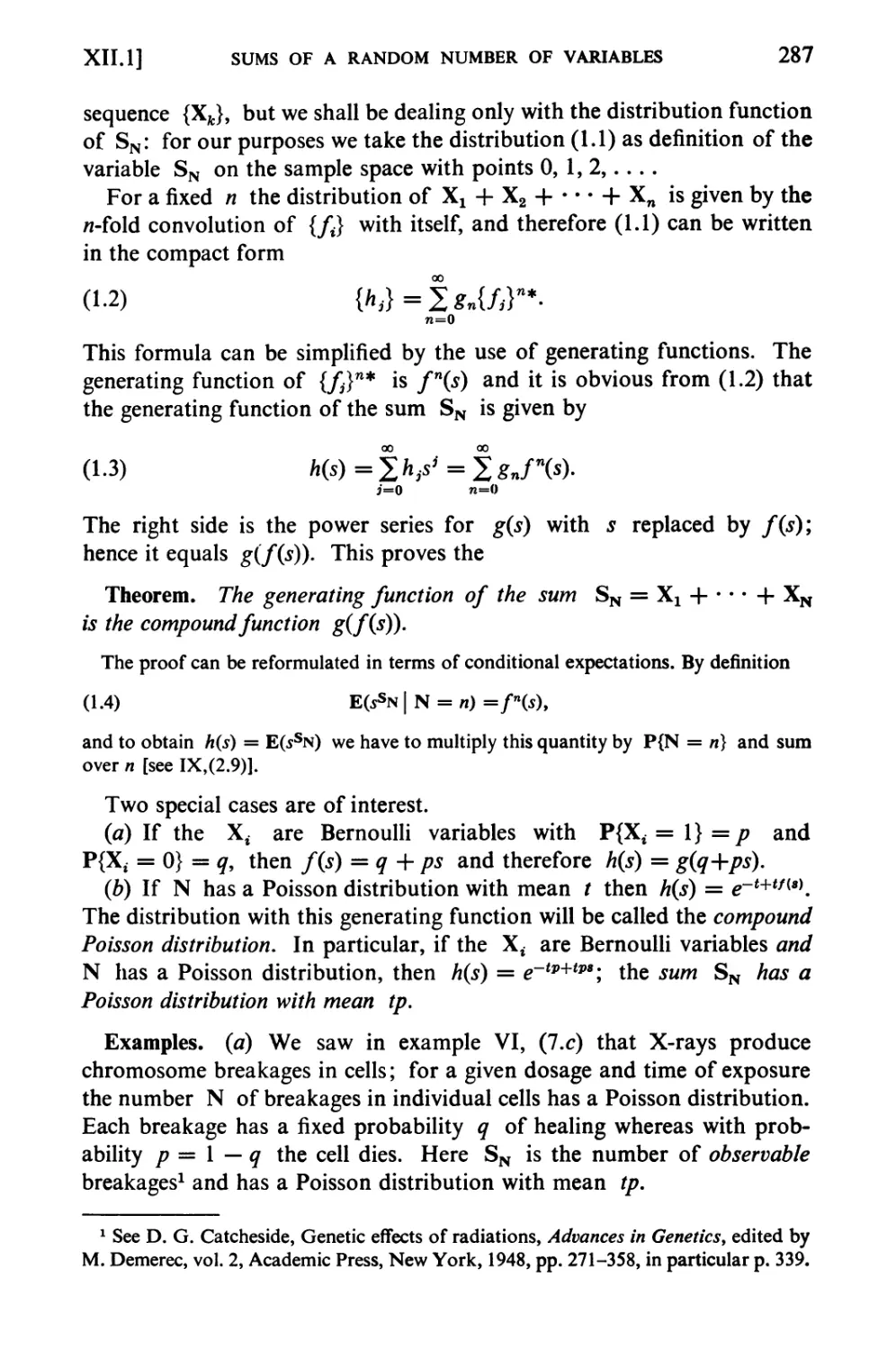 2. The Compound Poisson Distribution