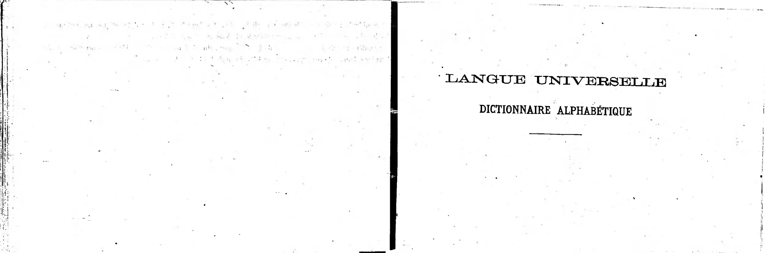 Dictionnaire alphabétique des 1re et 2e parties