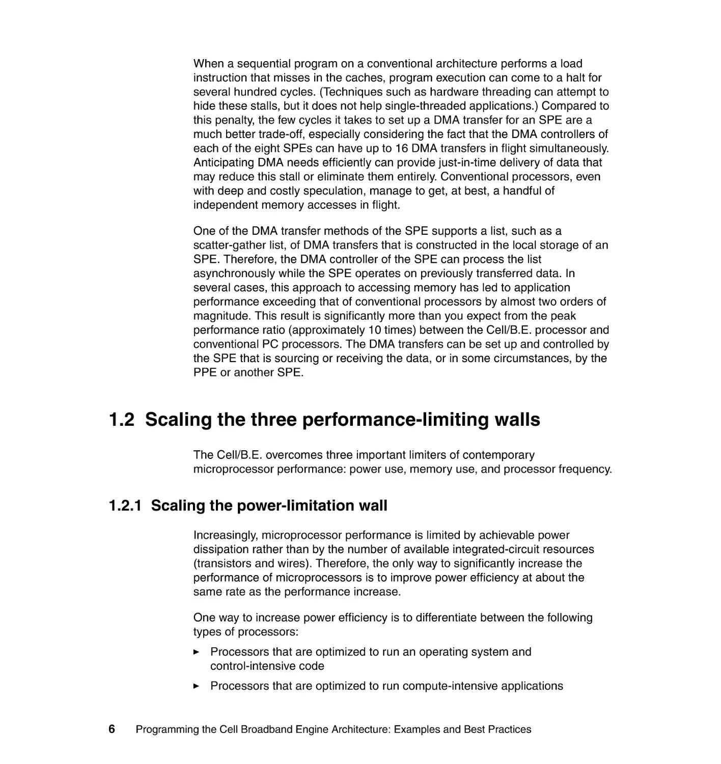 1.2 Scaling the three performance-limiting walls
1.2.1 Scaling the power-limitation wall