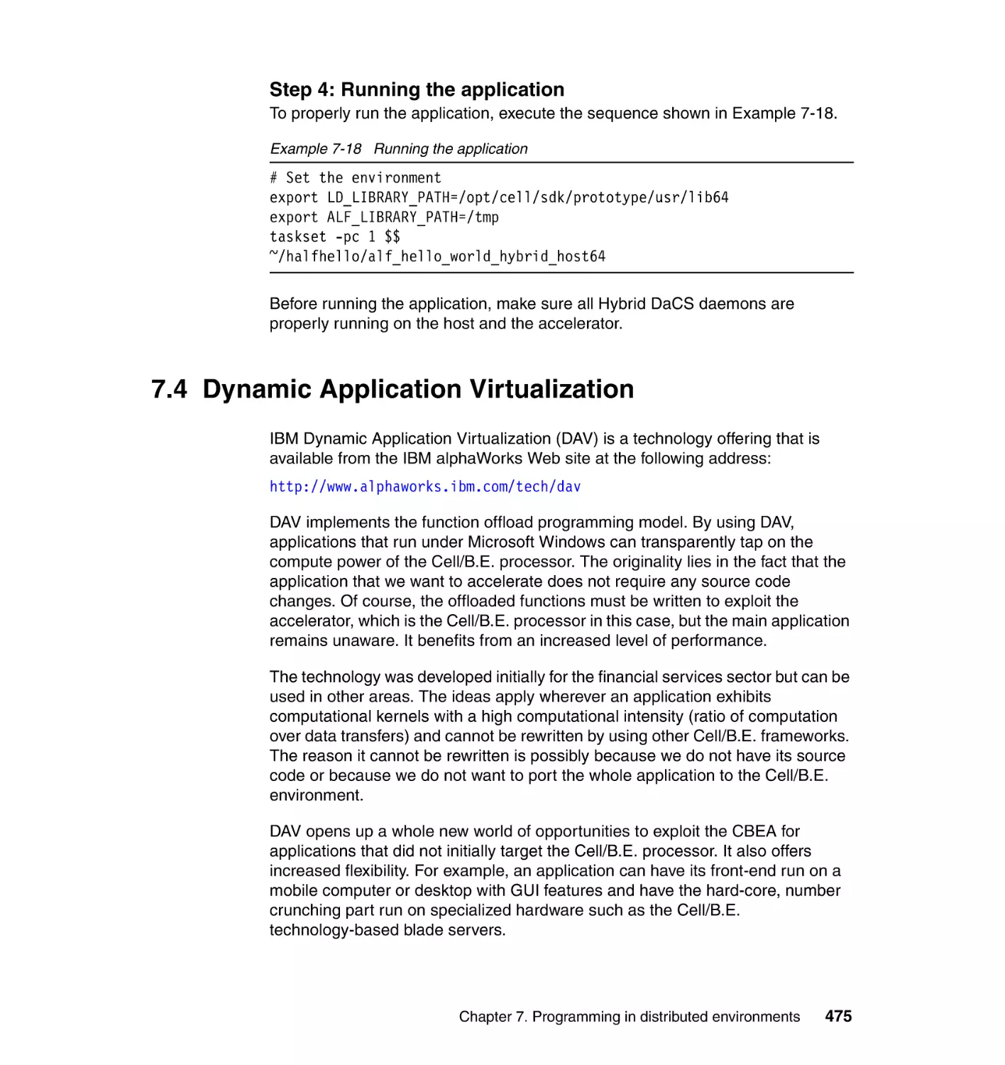 7.4 Dynamic Application Virtualization