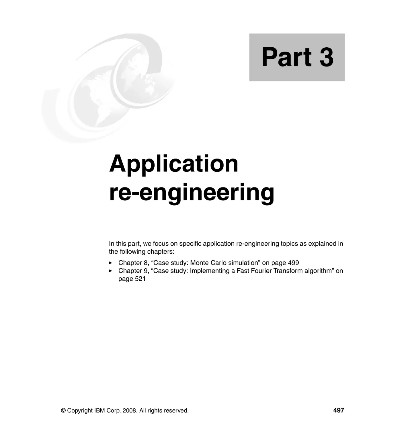 Part 3 Application re-engineering