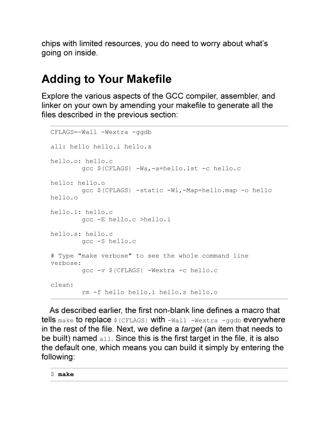 Adding to Your Makefile
