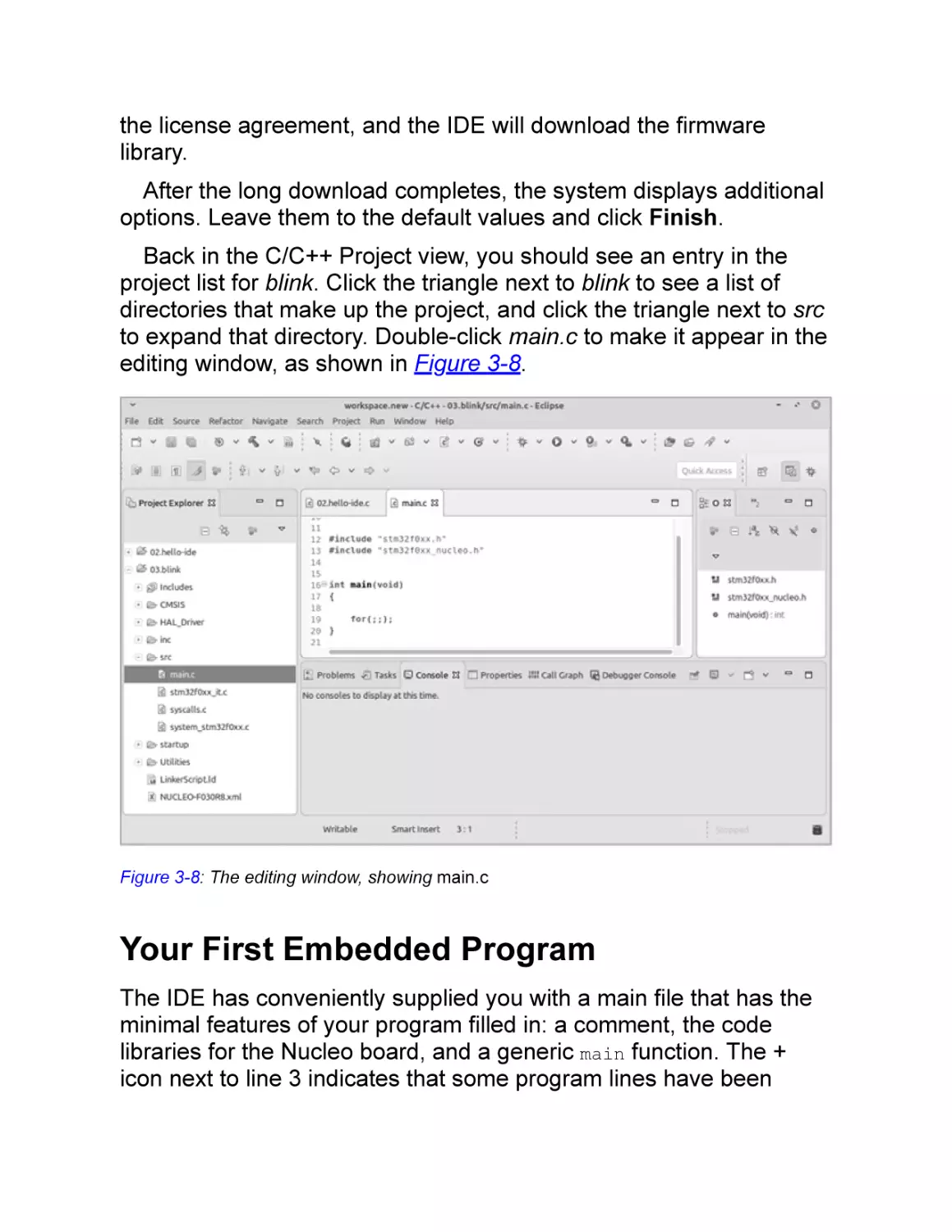 Your First Embedded Program