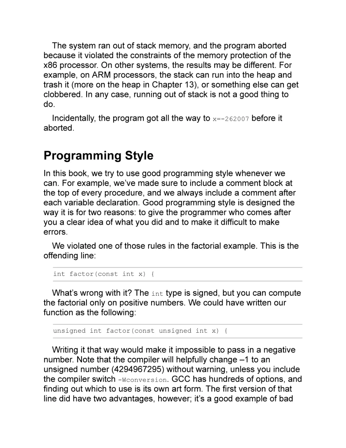 Programming Style