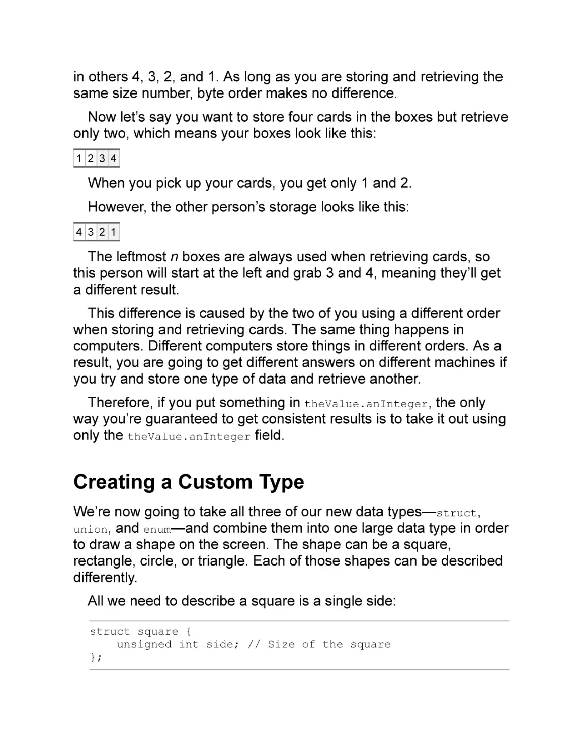 Creating a Custom Type