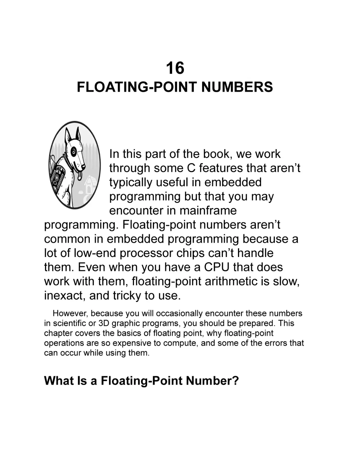 Chapter 16
What Is a Floating-Point Number?