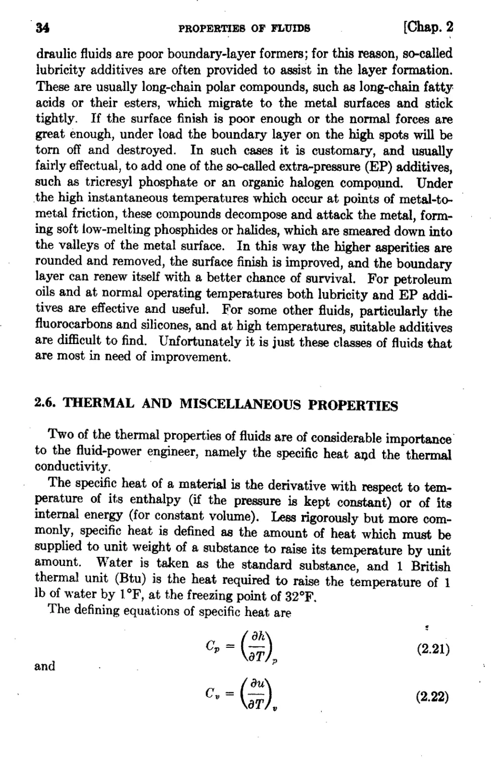 2.6 Thermal and Miscellaneous Properties