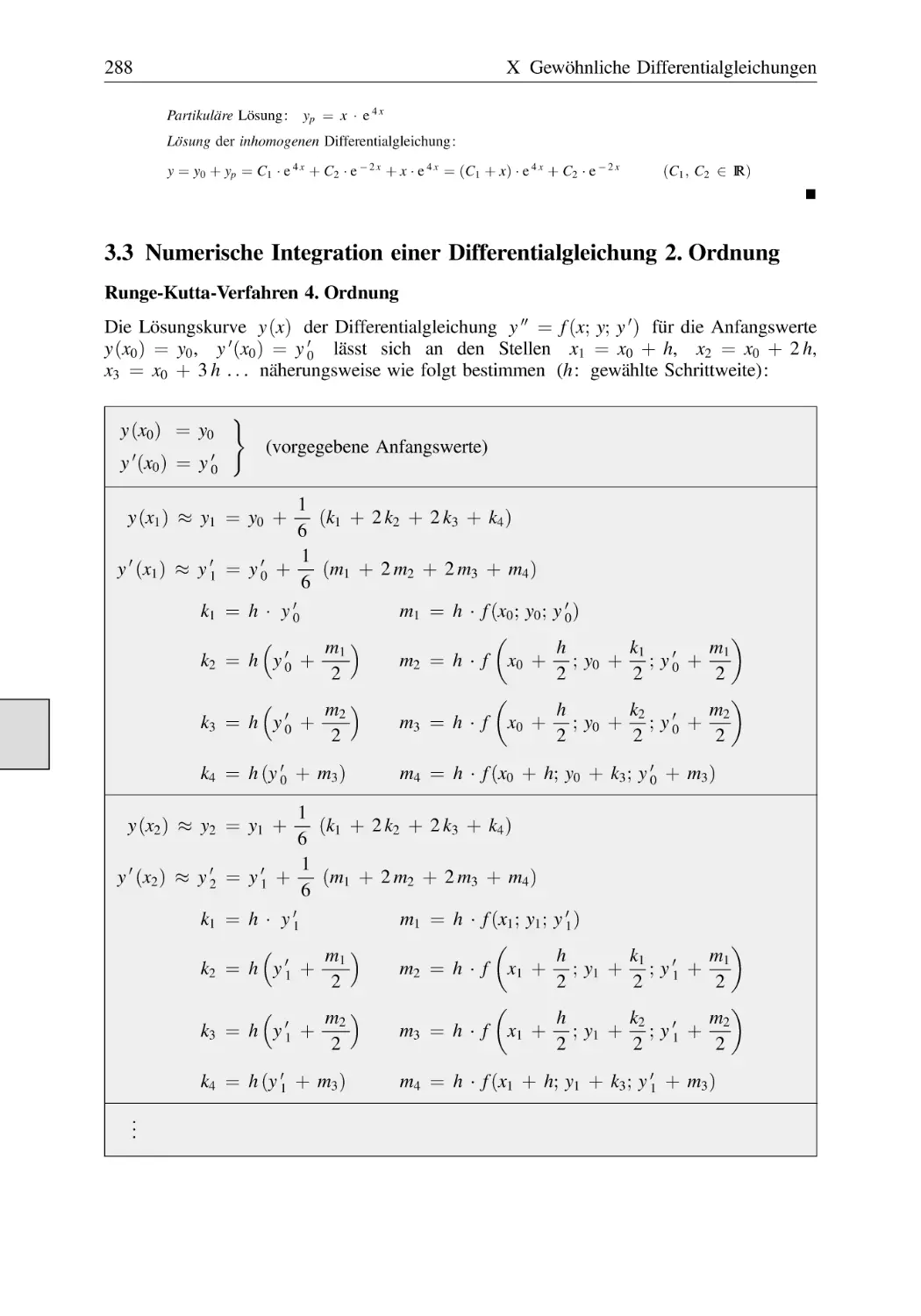 3.3 Numerische Integration einer Differentialgleichung 2. Ordnung