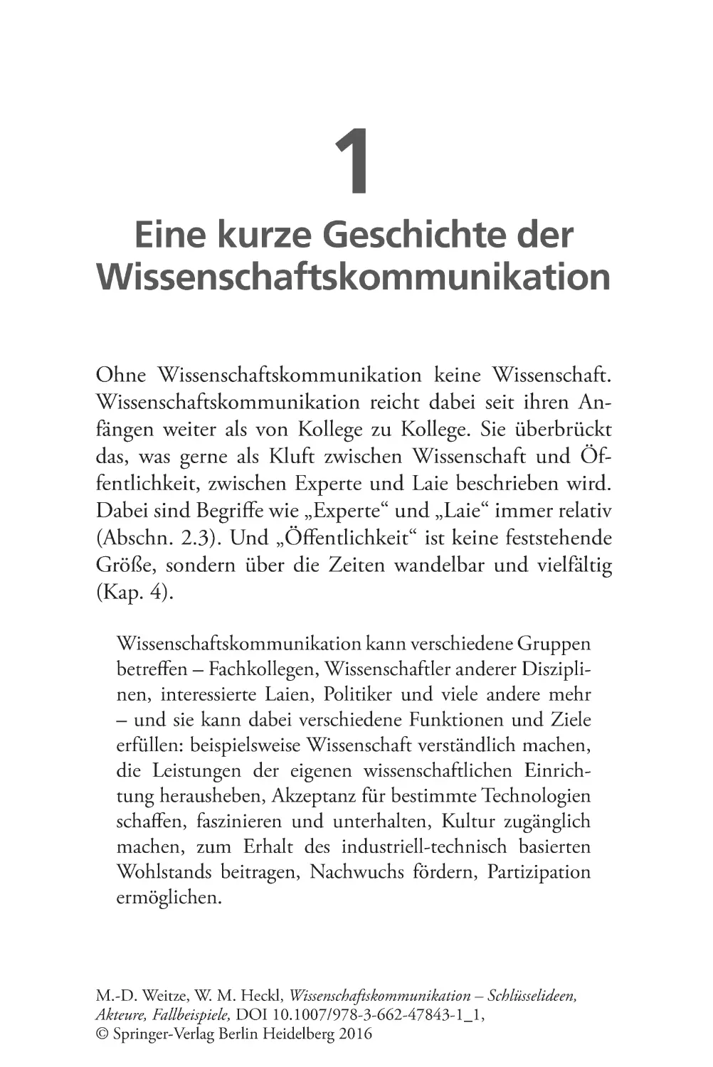 Kapitel-1
Eine kurze Geschichte der Wissenschaftskommunikation