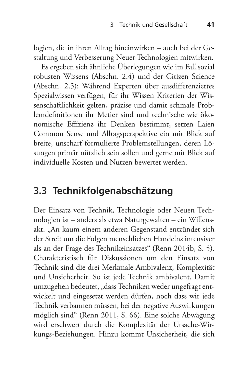 3.3 Technikfolgenabschätzung