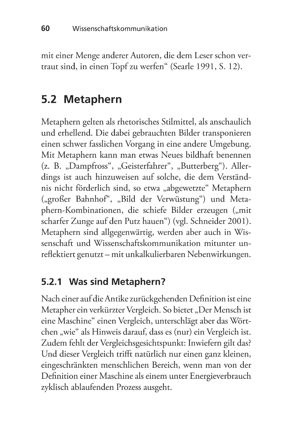 5.2 Metaphern
5.2.1 Was sind Metaphern?