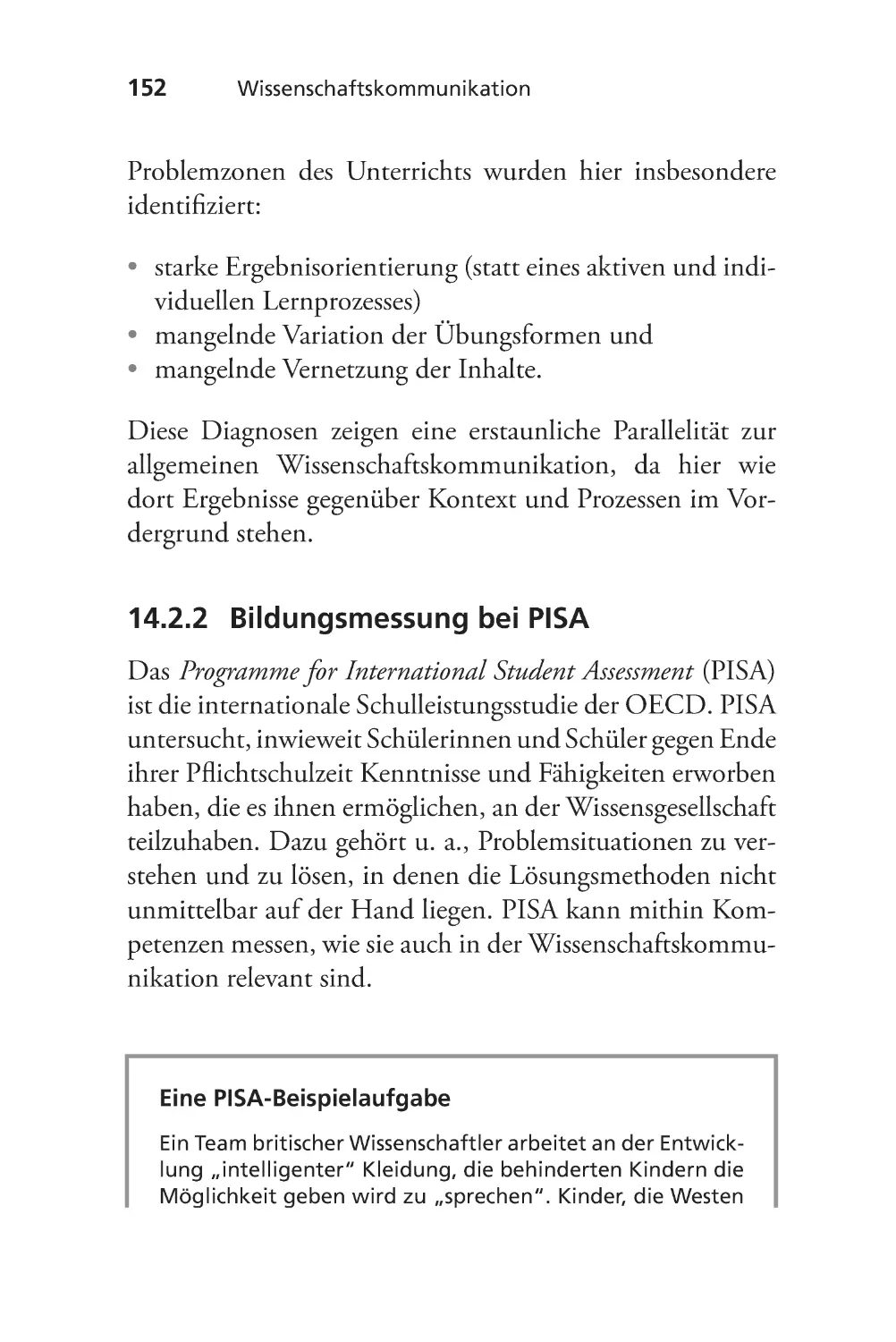 14.2.2 Bildungsmessung bei PISA