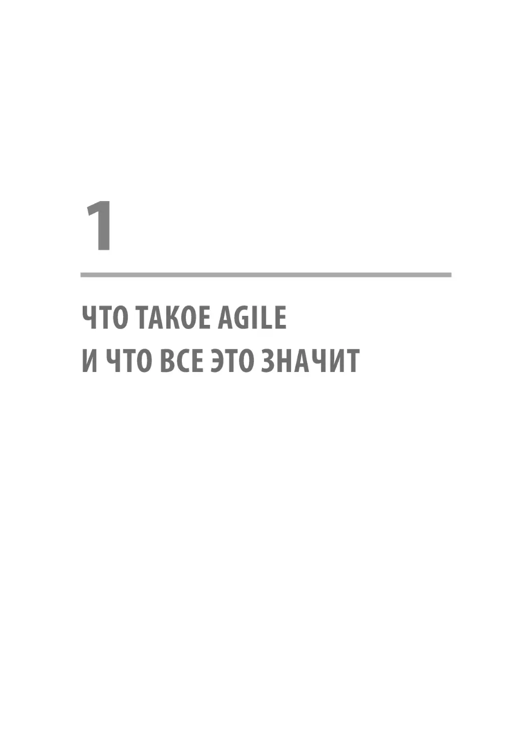 Глава 1. Что такое Agile и что все это значит
