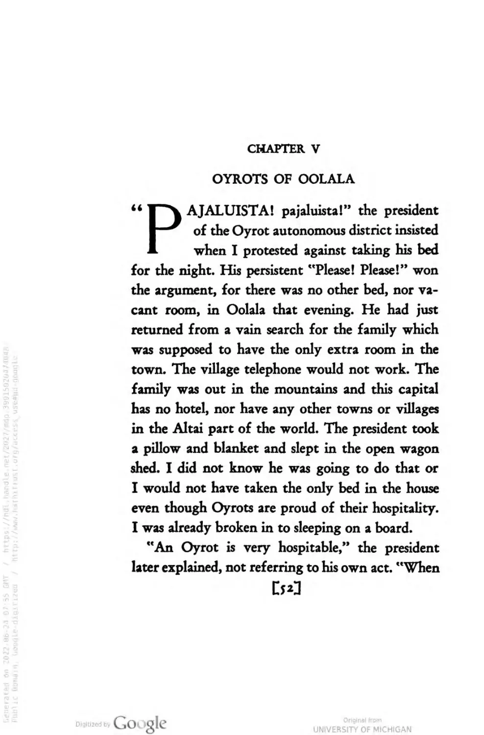 CHAPTER V. OYROTS OF OOLALA