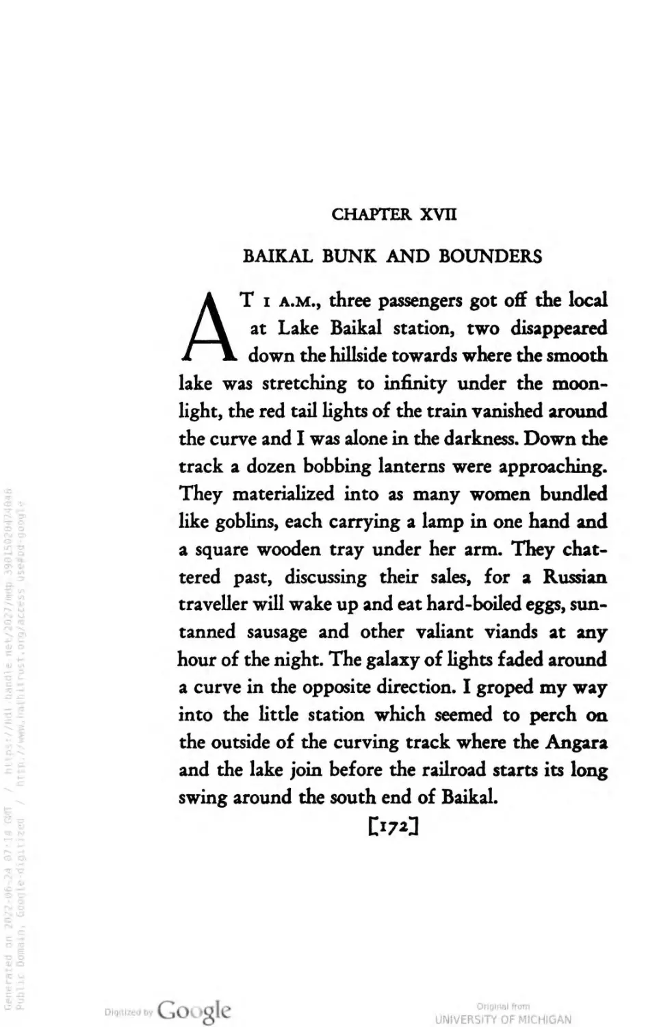 CHAPTER XVII. BAIKAL BUNK AND BOUNDERS