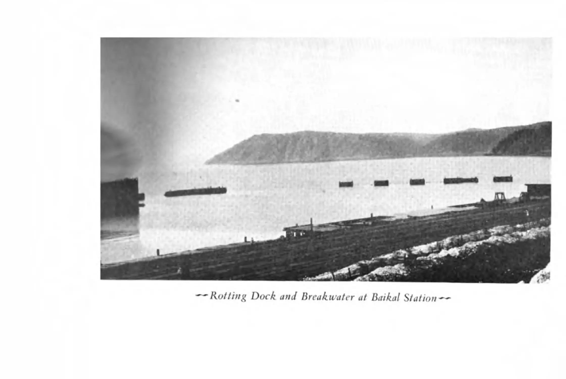 Rotting Dock and Breakwater at Baikal Station