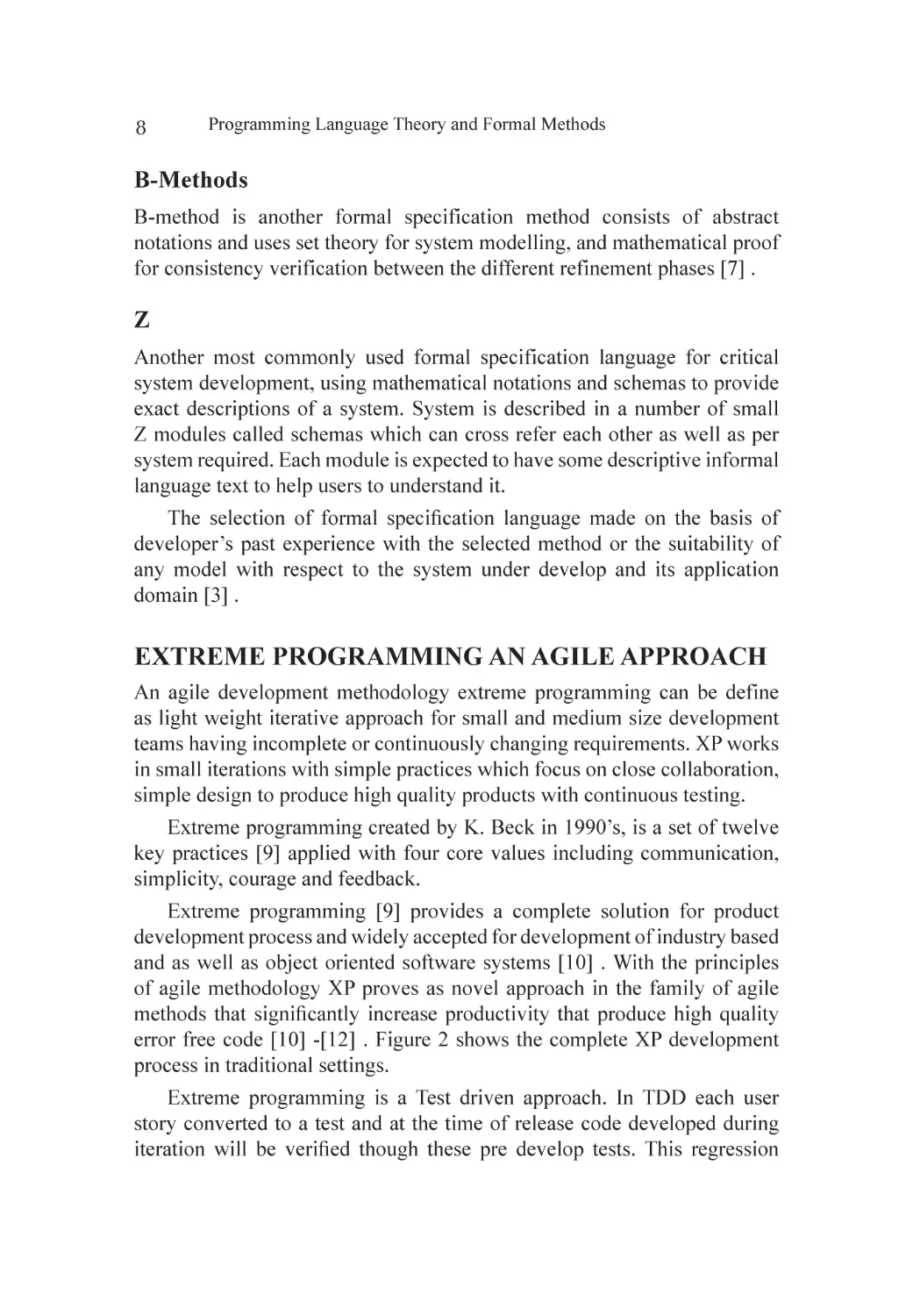 Extreme Programming an Agile Approach