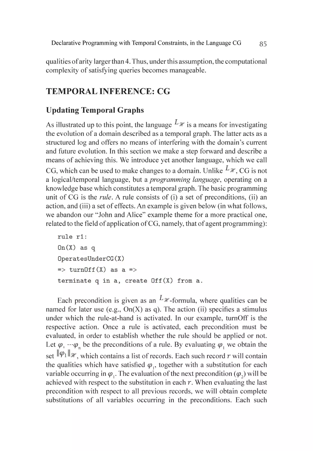 Temporal Inference