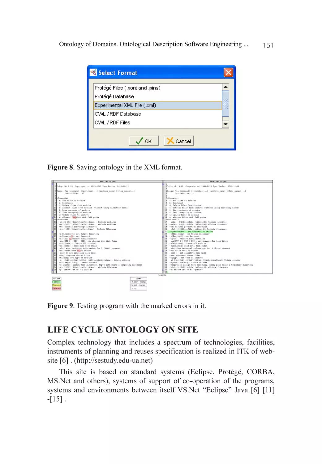 Life Cycle Ontology on Site