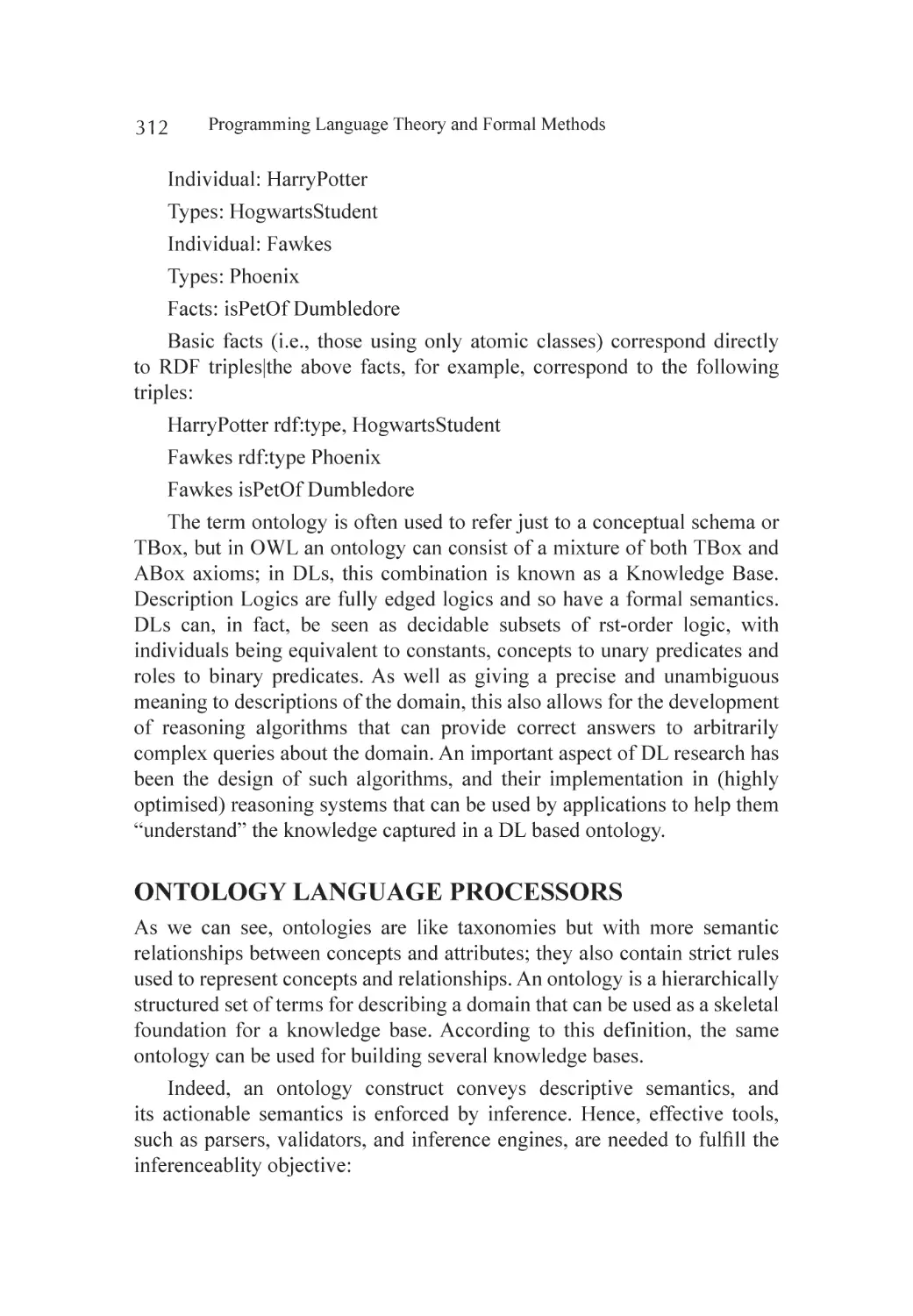 Ontology Language Processors