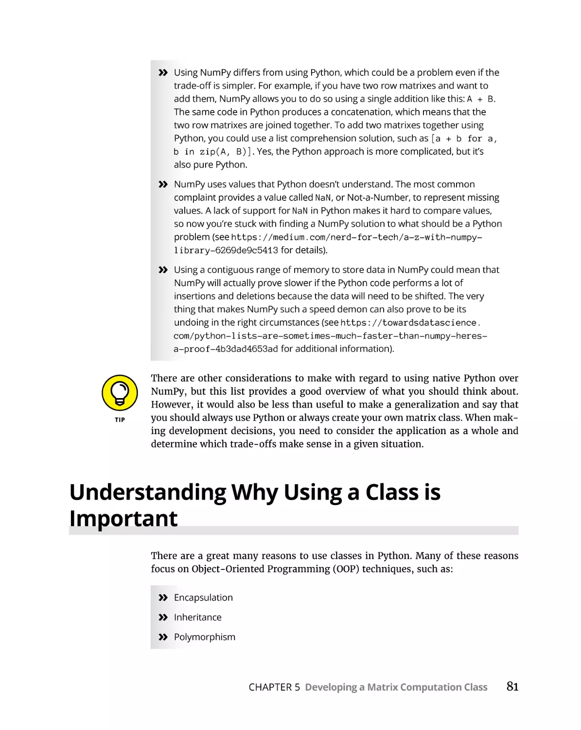 Understanding Why Using a Class is Important