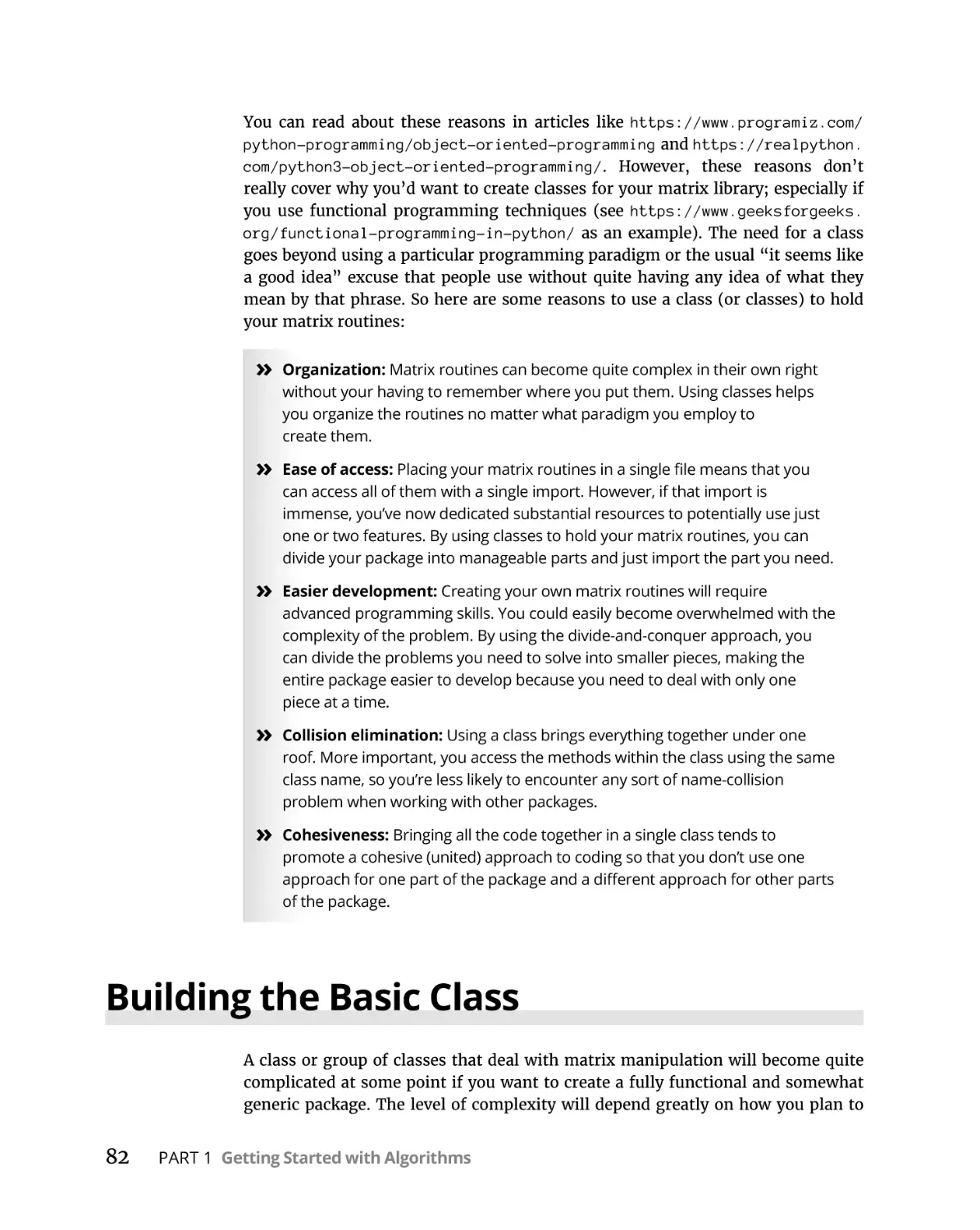 Building the Basic Class