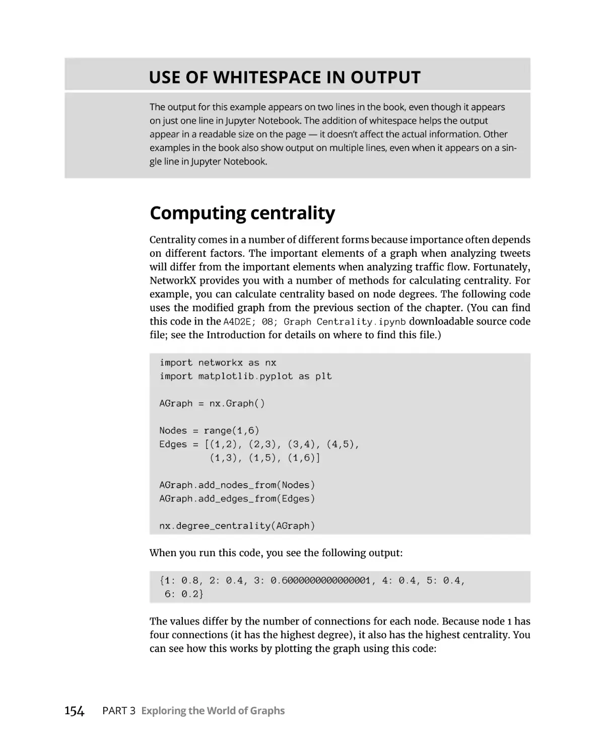 Computing centrality