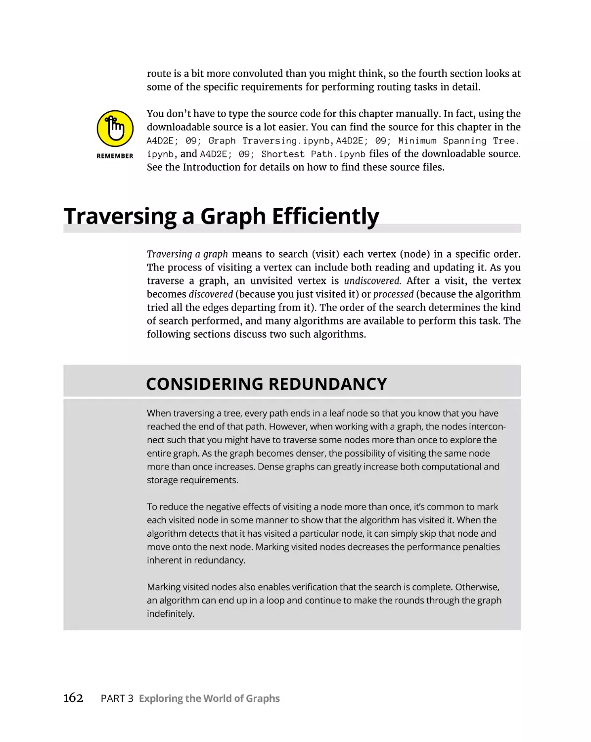 Traversing a Graph Efficiently