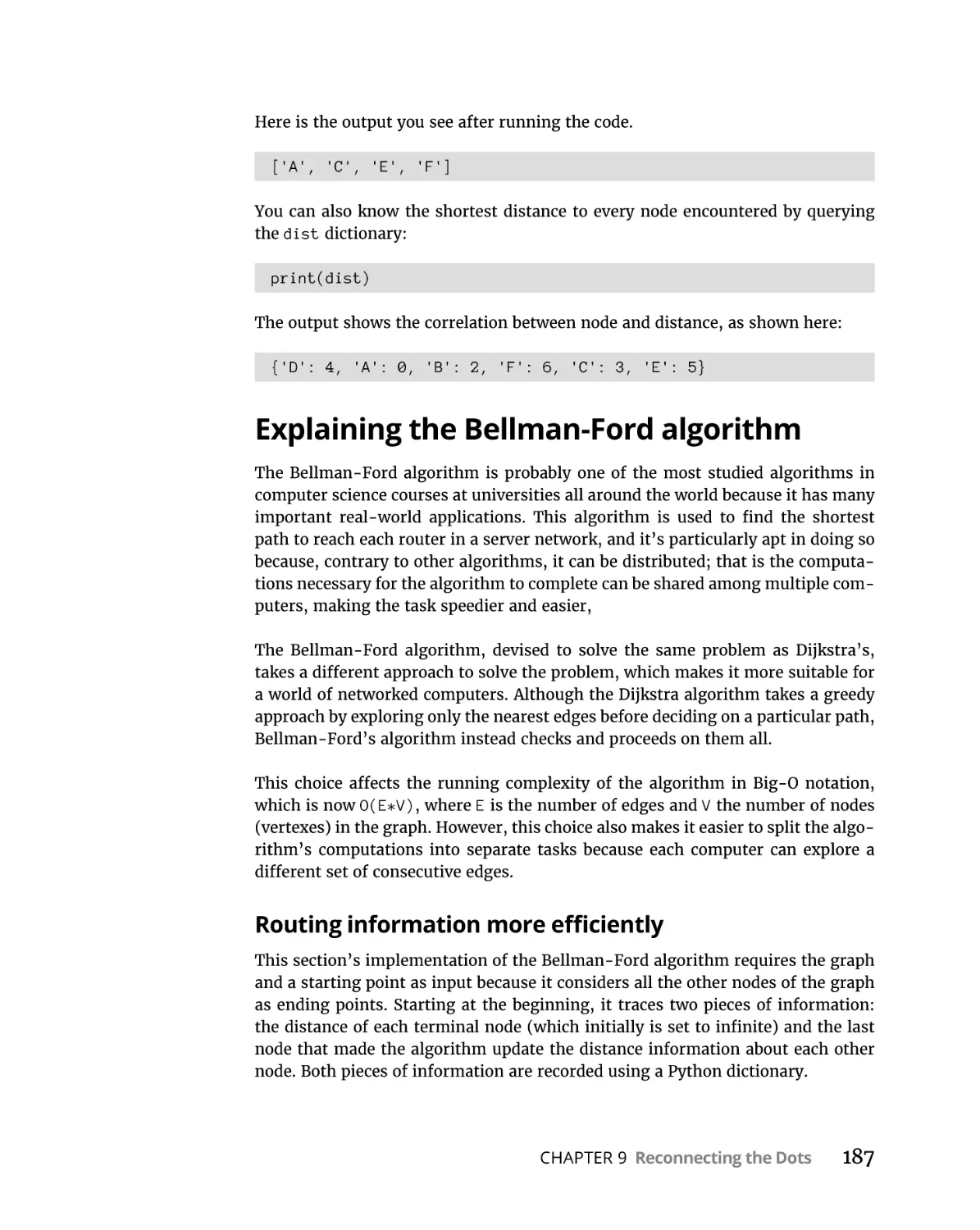 Explaining the Bellman-Ford algorithm